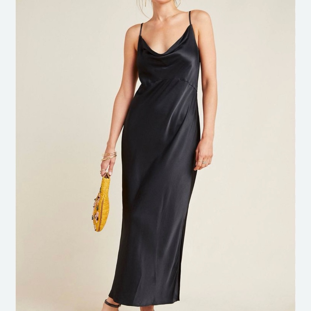 Anthropologie Elyse Bias Slip Dress